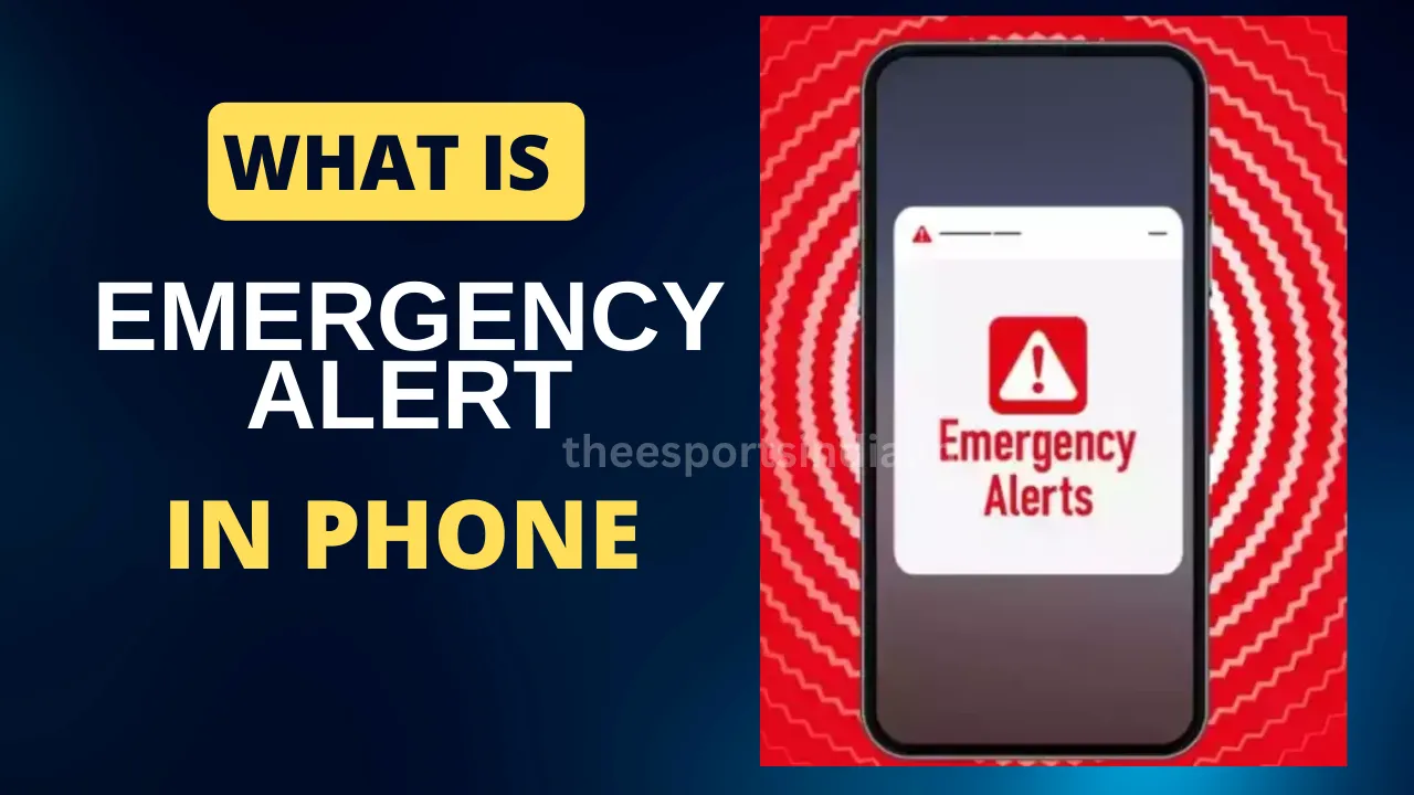 what is emergency alert in phone